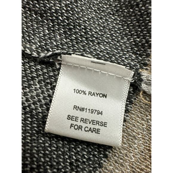 One World Live and Let Live Womens Hooded Open Sweater Size XS - Picture 5 of 6